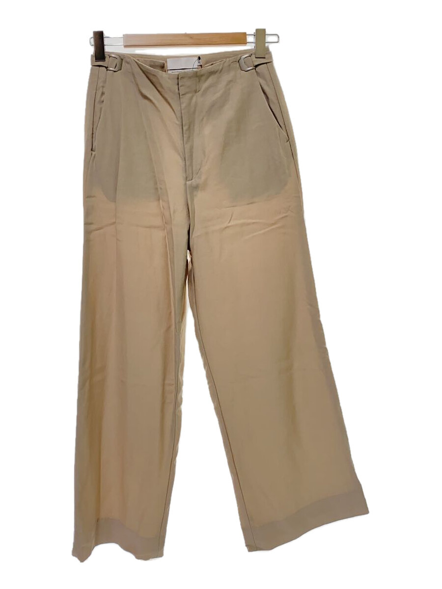 【中古】Graphpaper◆Wool Cupro Adjustable Waisted Trousers/0/羊毛/BEG/GL223-40189//【レディースお召しもの】