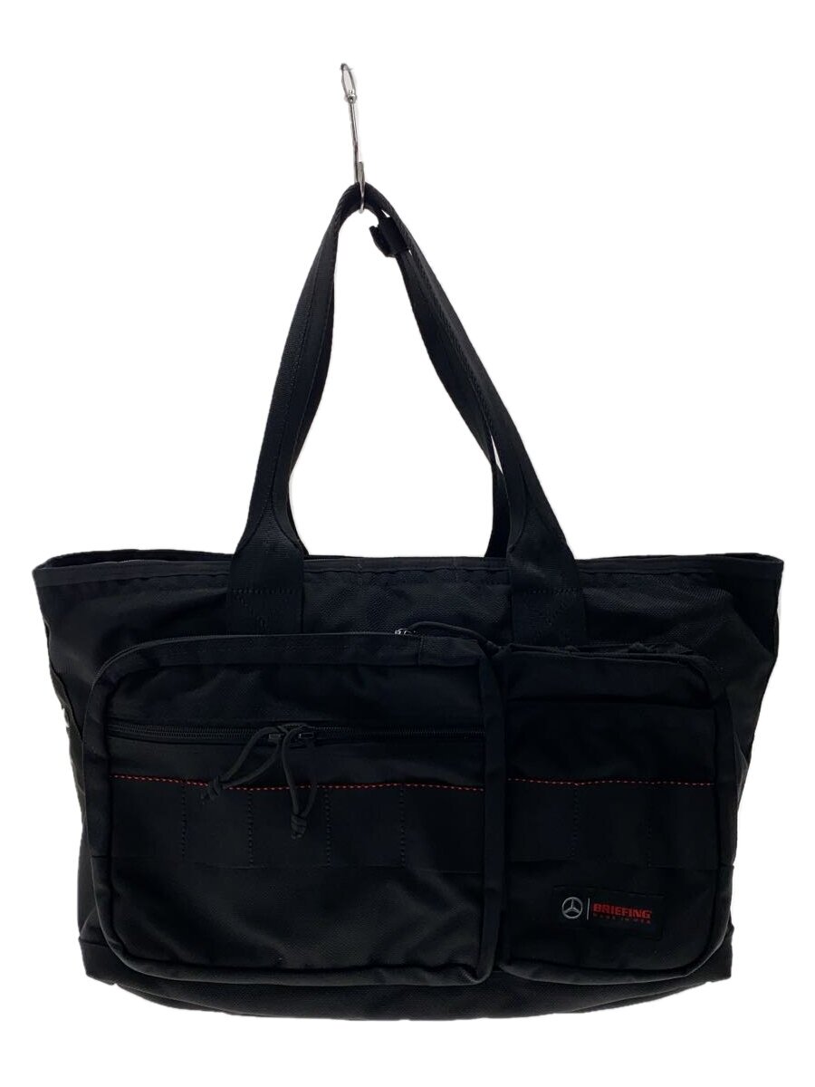 【中古】BRIEFING◆BUCKET/トートバッグ/--/BLK/無地【御徒面子】