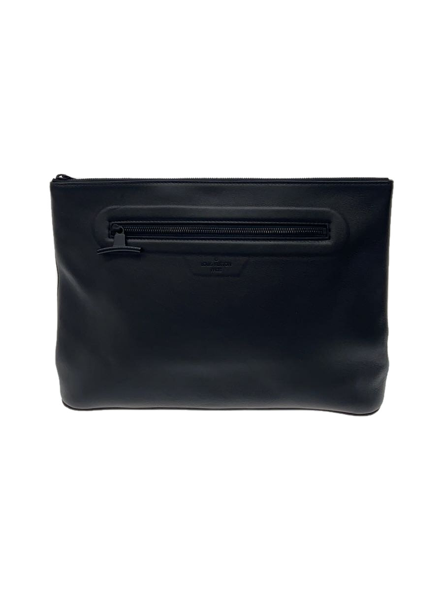 【中古】LOUIS VUITTON◆ポシェット・全ての存在_ダークインフィニティ_BLK/牛皮/BLK//【御徒面子】