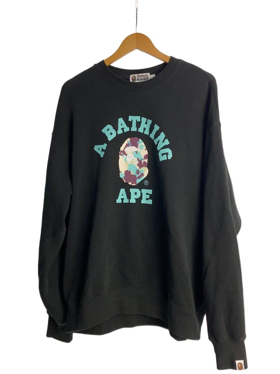 【中古】A BATHING APE◆流汗/L/綿織物/BLK/001SWL301311M//【メンズウェア】