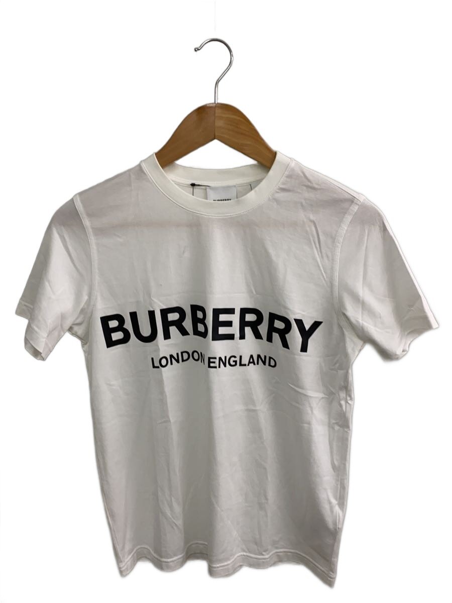【中古】BURBERRY LONDON◆8008894/BURW01W/Tシャツ/XS/コットン/WHT【レディースウェア】|2nd STREET 店