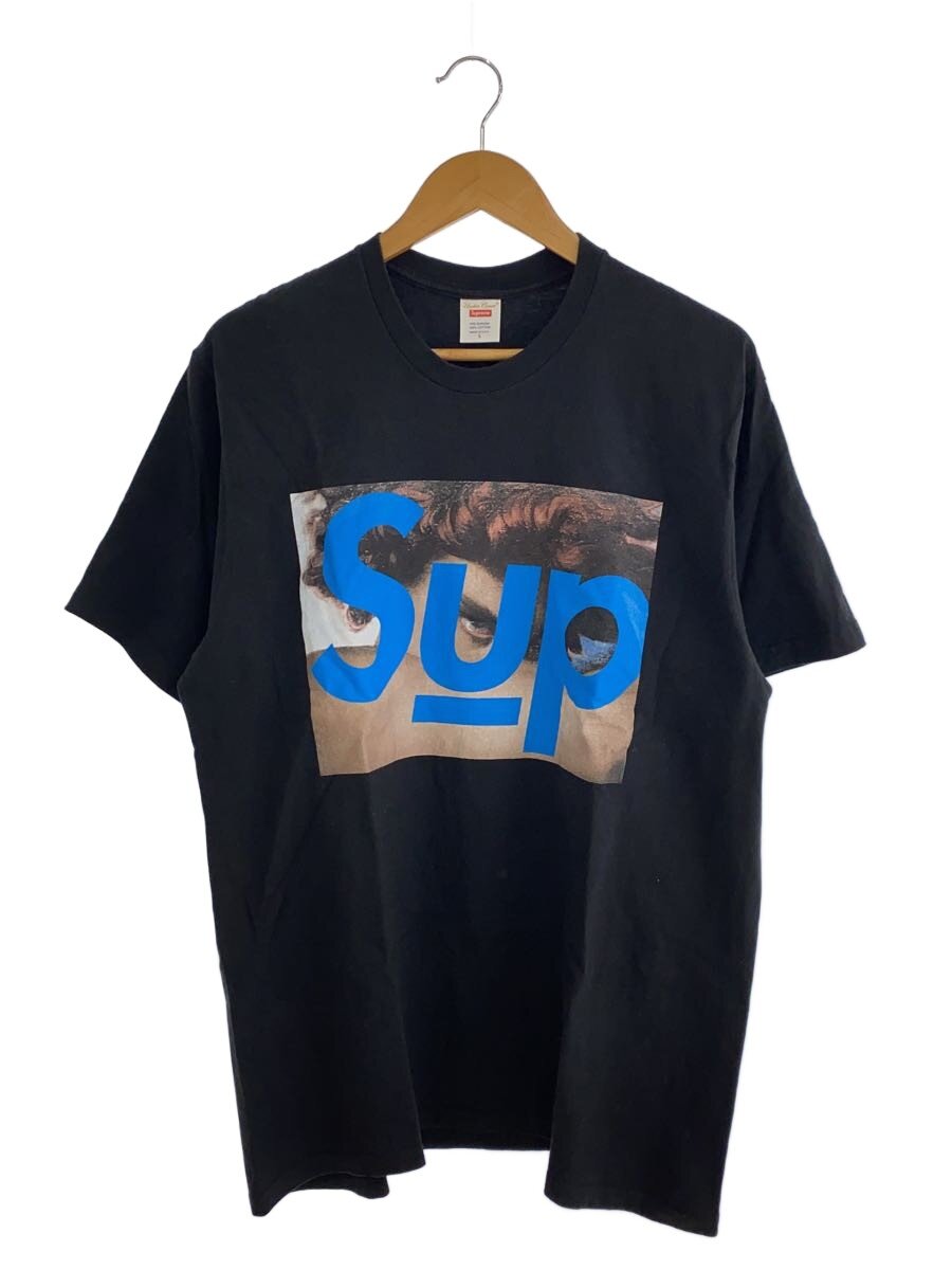【中古】Supreme◆プルオーバー/L/綿織物/BLK【メンズウェア】