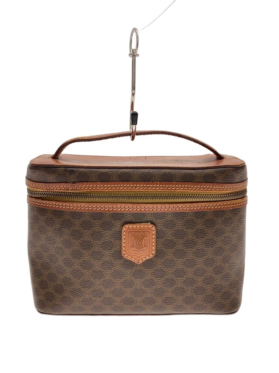 【中古】CELINE◆ハンドバック/--/BRW/総柄【御徒面子】