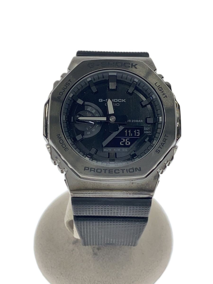【中古】CASIO◆石英ウオッチ/アナログ/GM-2100BB-1AJF【服飾雑貨他】