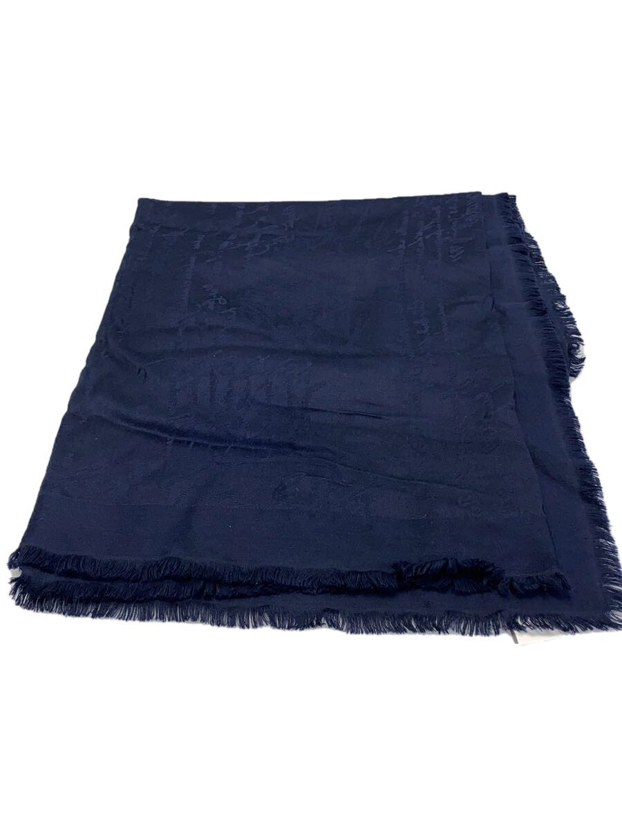 【中古】BERLUTI◆えり巻き/羊毛/NVY/メンズ【服飾雑貨他】