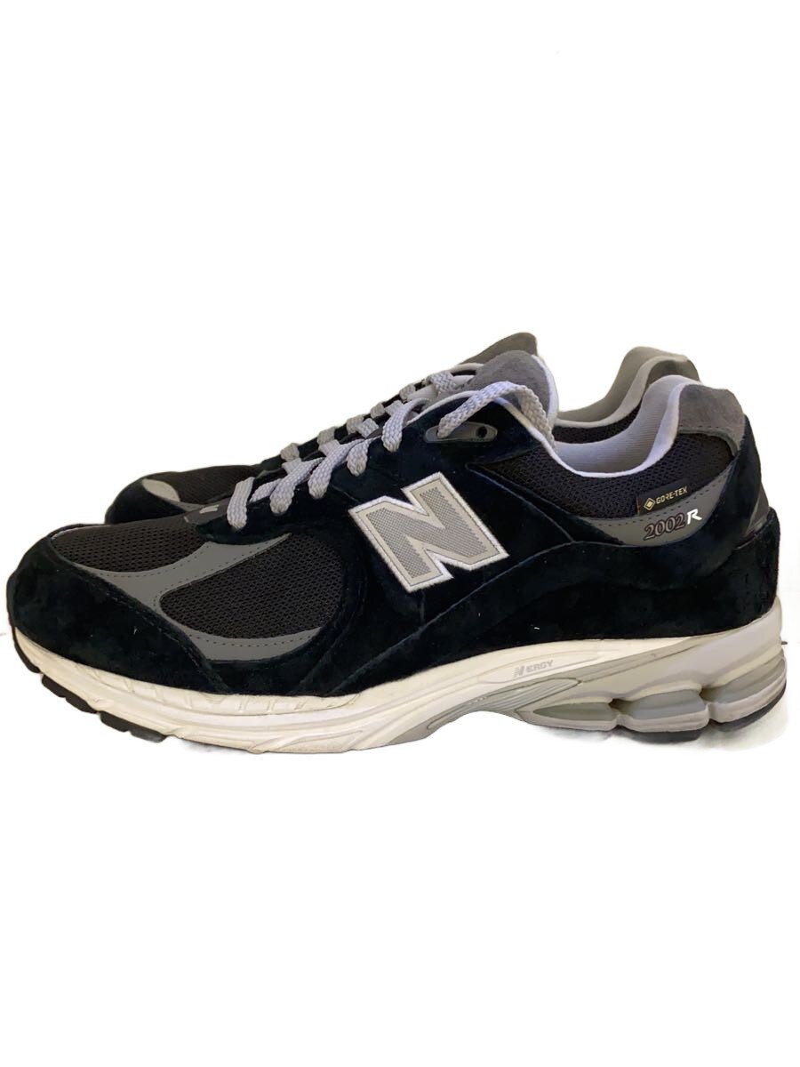 【中古】NEW BALANCE◆M2002/黒いこと/27糎/BLK/スウェード//【シューズ】