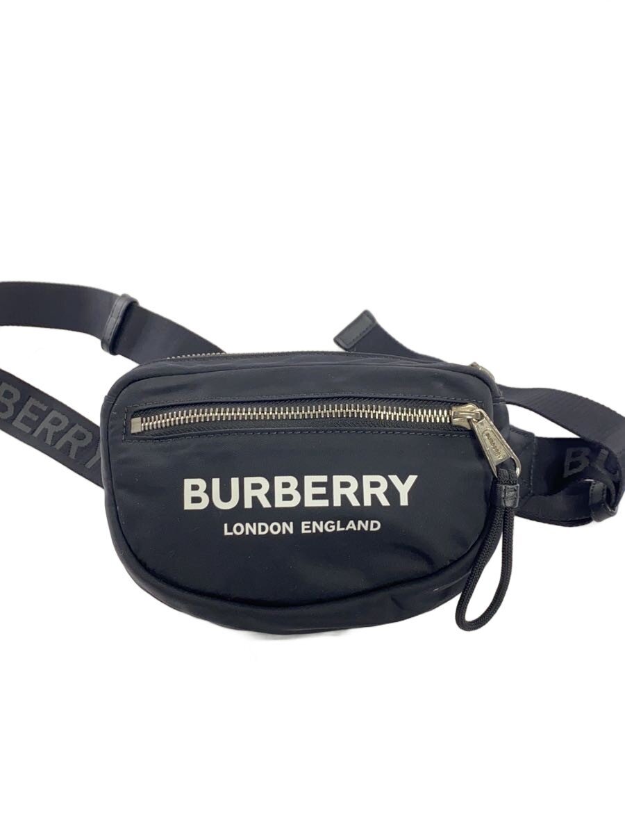 【中古】BURBERRY◆酉の方角御徒面子/ナイロン/BLK/刷り上げる/04T1142107//【御徒面子】