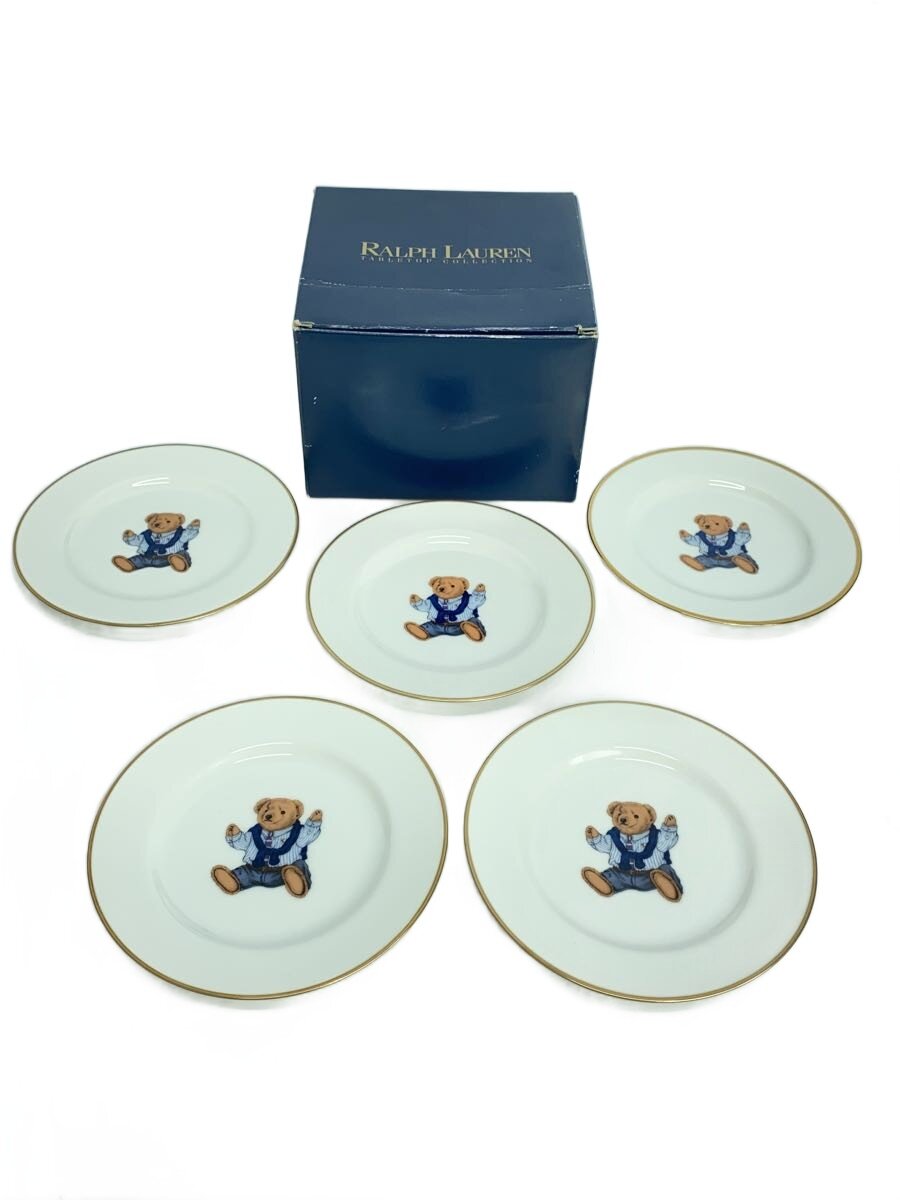 【中古】RALPH LAUREN◆一皿/5点仕掛ける/WHT【勝手もと属具】 キッチン用品・食器・調理器具-皿・プレート
