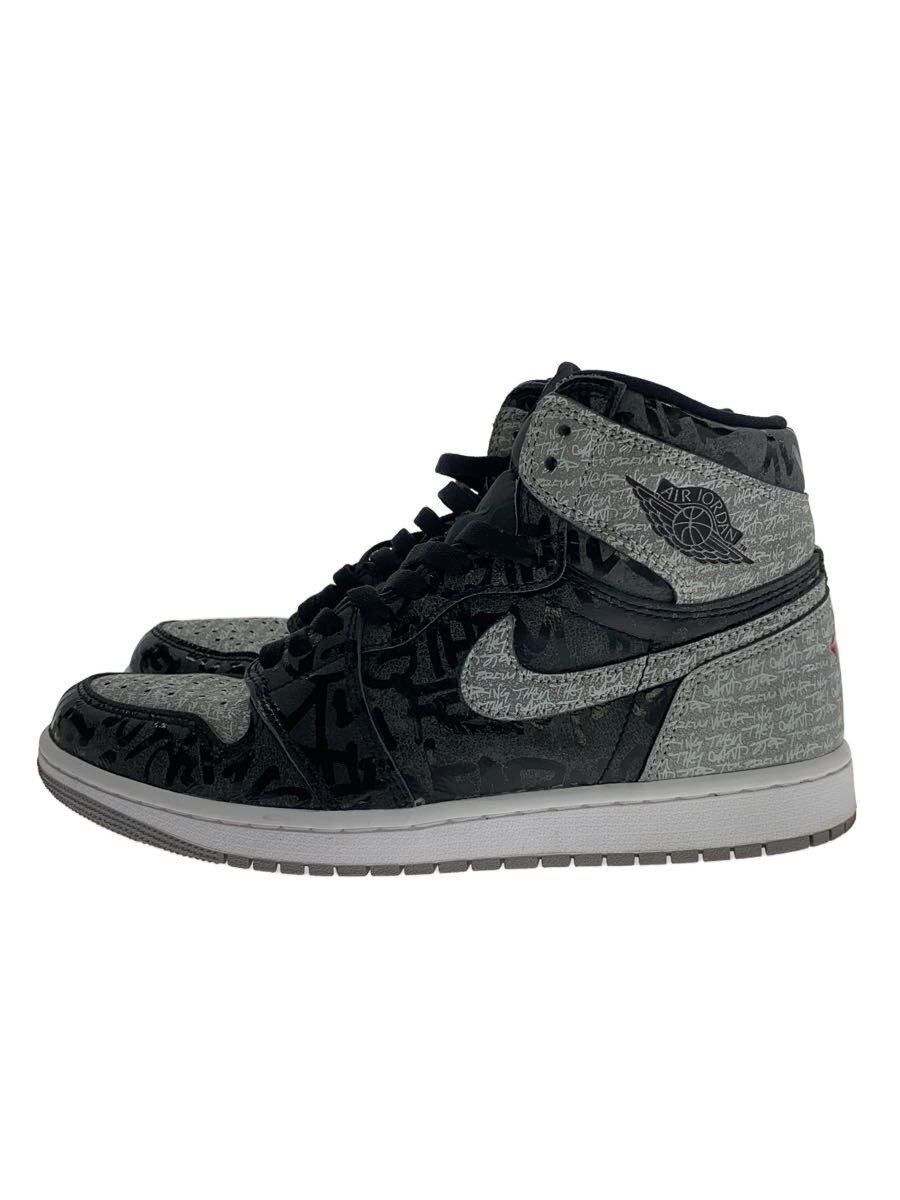 【中古】NIKE◆AIR JORDAN 1 RETRO HIGH OG_エア湖 ジョーダン 1 レトロ ご機嫌 一風変わった/26.5糎【シューズ】