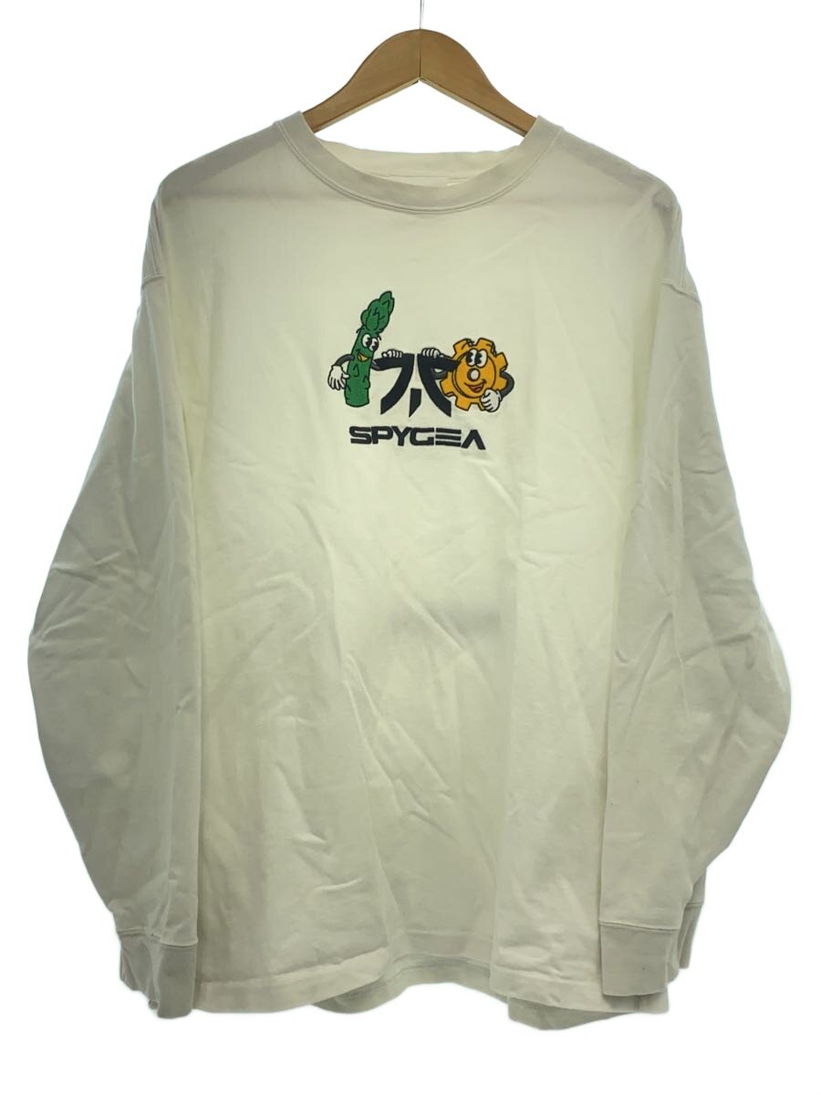 【中古】vaultroom◆長袖プルオーバー/M/綿織物/WHT/VR × SPYGEA BIG L/S TEE/FNATIC//【メンズウェア】