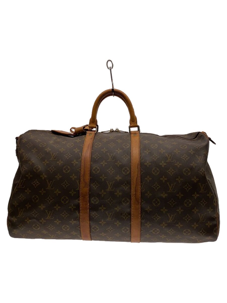 【中古】LOUIS VUITTON◆キーポル・バンドリエール55_モノグラム・帆布_BRW/PVC/BRW【御徒面子】