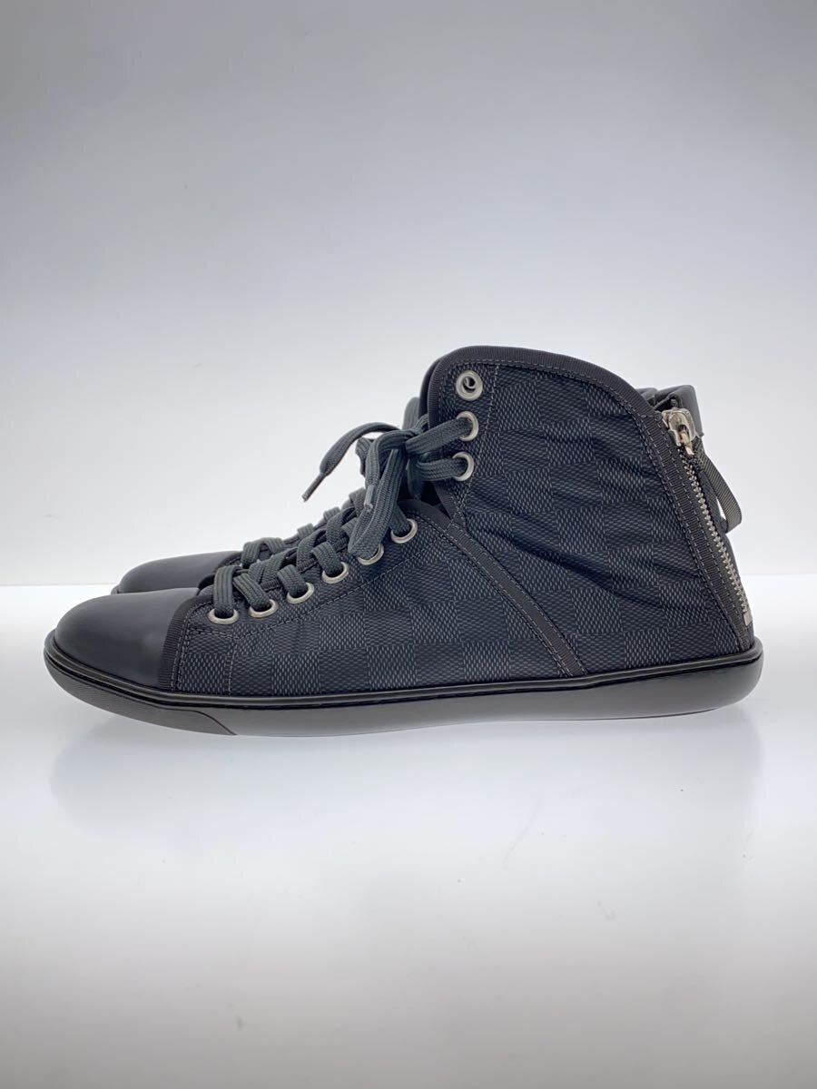 【中古】LOUIS VUITTON◆ハイカットスニーカー/--/BLK/BA0058【シューズ】