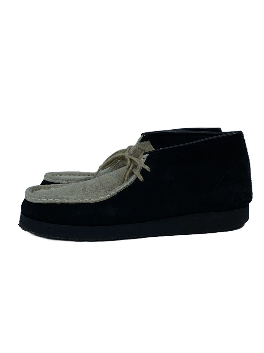 【中古】DOUBLE FOOT WEAR◆シューズ/--/BLK/色うつり変わり有/大きさ曖昧模糊たる【シューズ】