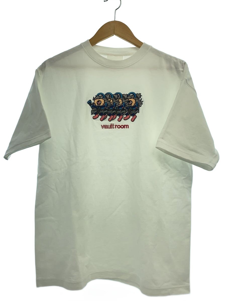 【中古】vaultroom◆プルオーバー/M/綿織物/WHT/GOUKI COS TEE/ゴウキコスティー/表どおり戦闘機/GOUKI//【メンズウェア】