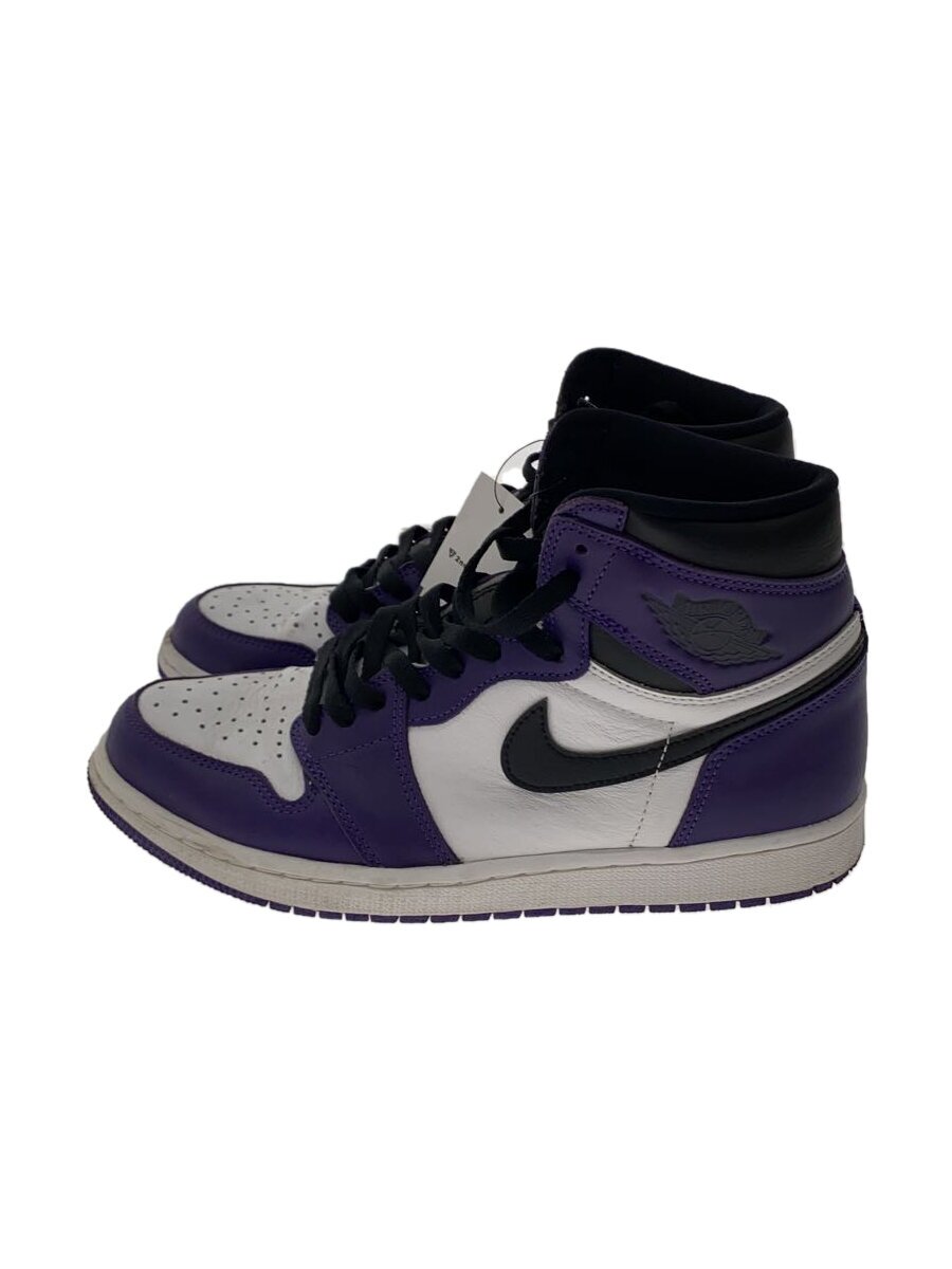 【中古】NIKE◆AIR JORDAN 1 RETRO HIGH OG/27.5cm/PUP【シューズ】｜2ｎｄ STREET 店
