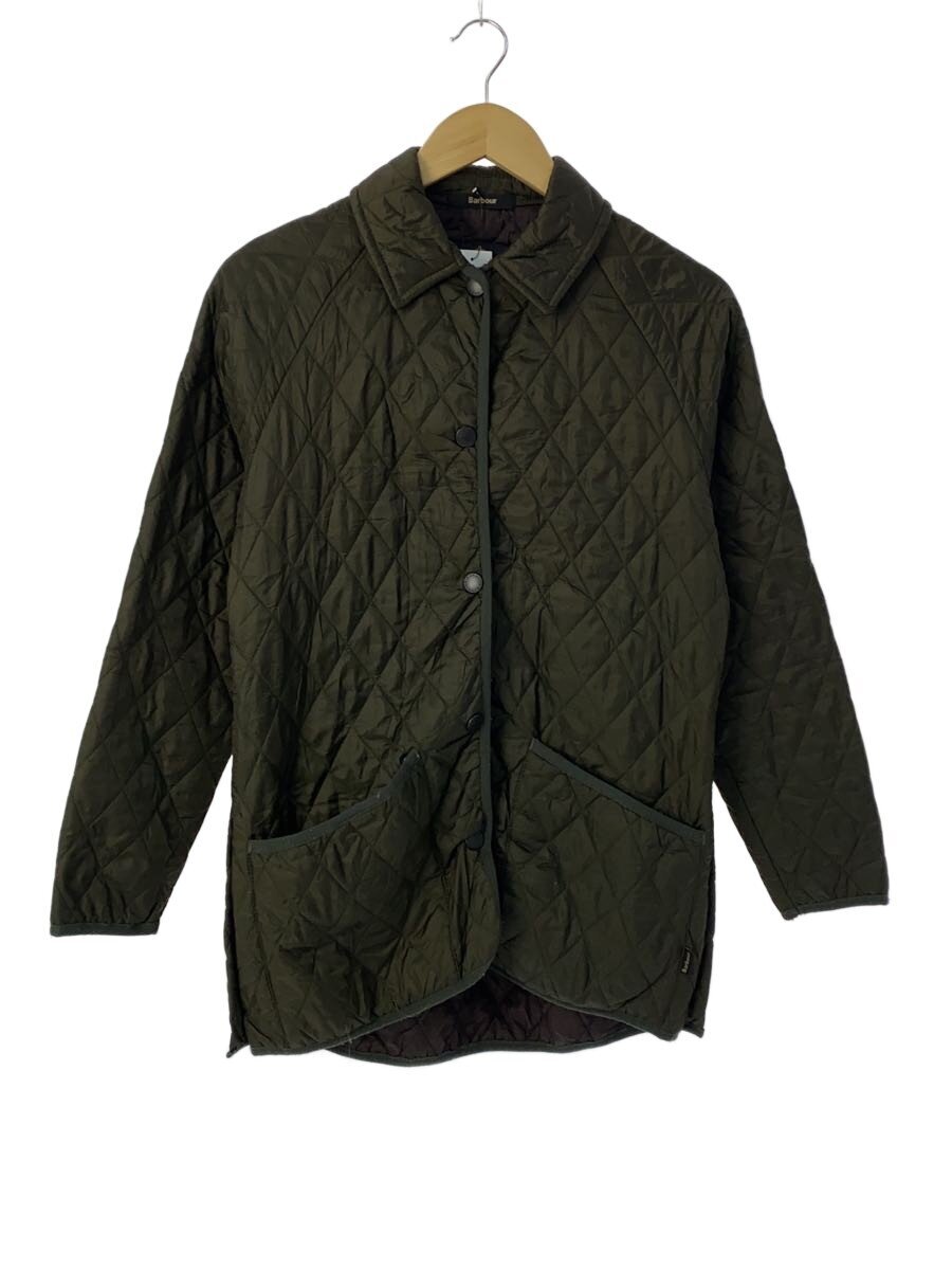 【中古】Barbour◆厚地の外套/8/ナイロン/KHK【レディース御召しもの】
