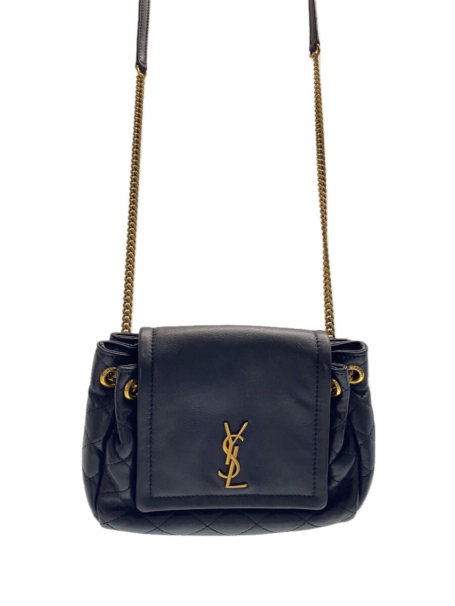 【中古】SAINT LAURENT◆Monogram Mini Nolita/ノリータ ミニ(ラムスキン)/モノグラム/ショルダーバッグ/レザー【バッグ】|2nd STREET 店