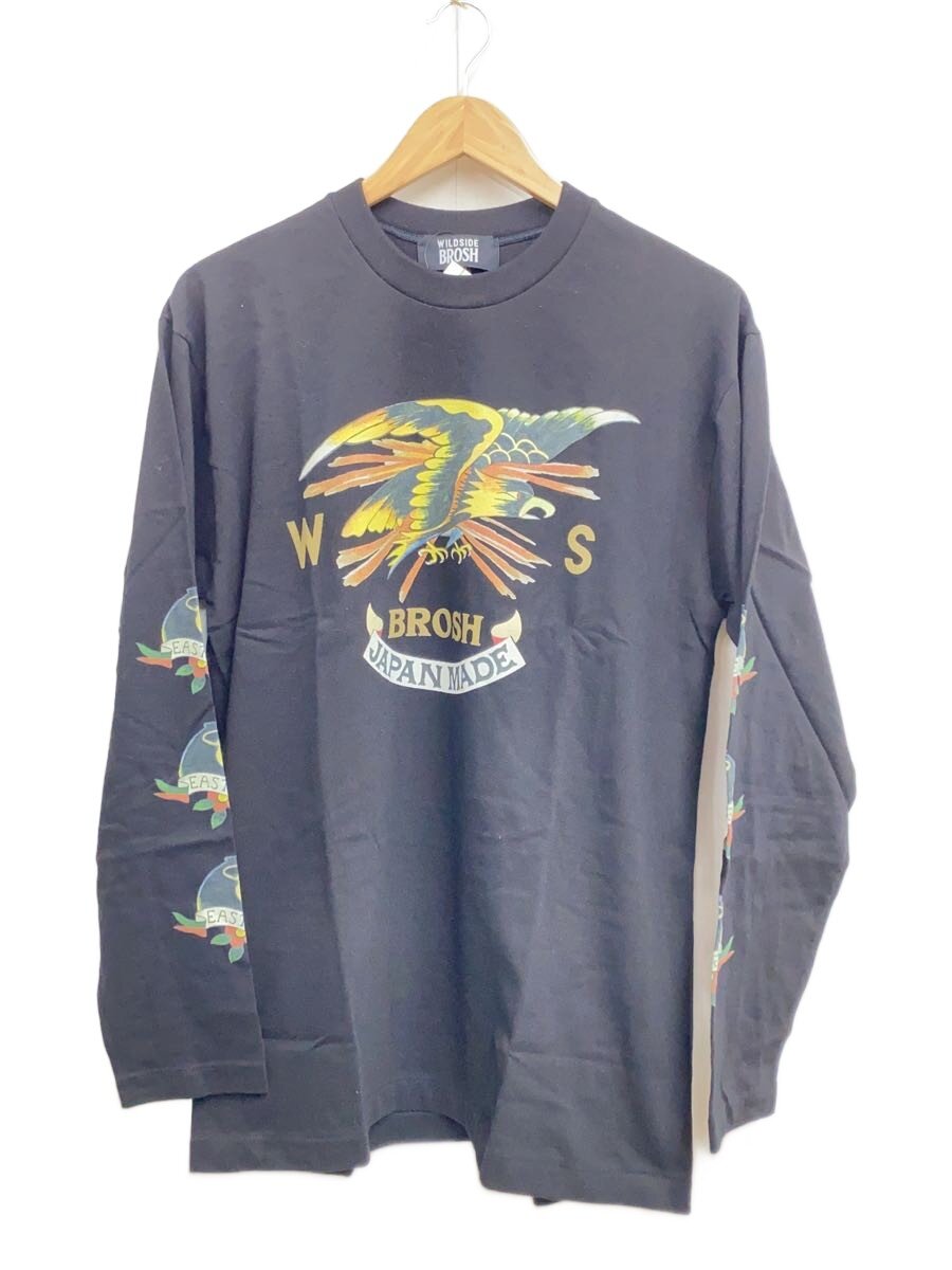 【中古】WILDSIDE YOHJI YAMAMOTO◆&times;BROSH Long Sleeve T-Shirt (TTシャツ/3/コットン/BLK/ss-t93-003-2-0//【メンズウェア】｜2ｎｄ STREET 店