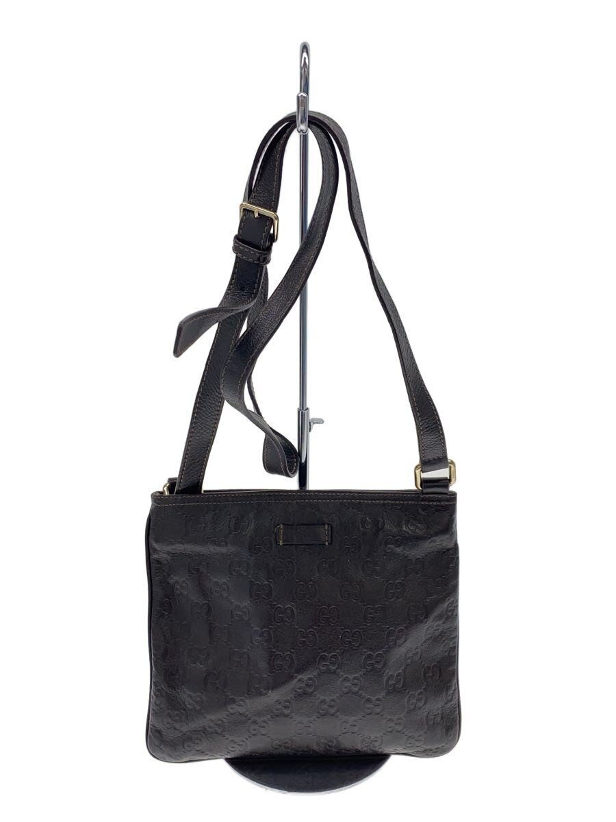 【中古】GUCCI◆グッチ/ショルダーバッグ/201538/グッチシマ/なめし革//【御徒面子】