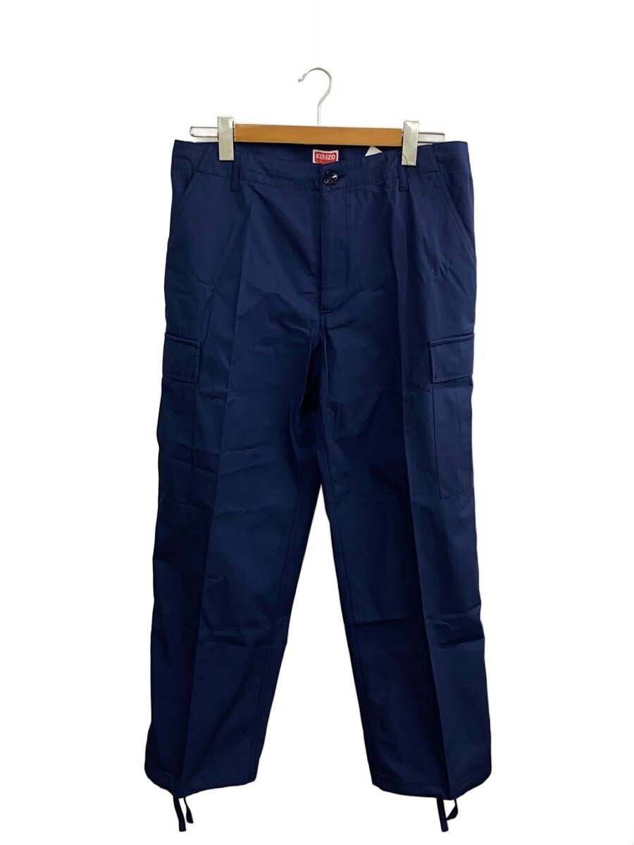 【中古】KENZO◆カーゴパンツ/38/綿織物/BLU/無地/FD55PA2429DD【メンズウェア】