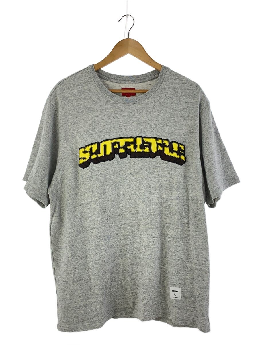 【中古】Supreme◆プルオーバー/L/綿織物/GRY【メンズウェア】
