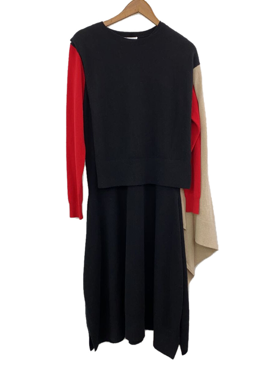 【中古】JW ANDERSON(J.W.ANDERSON)◆ニット切替/ドッキング/ワンピース/O/ウール/BLK//【レディースウェア】|2nd STREET 店