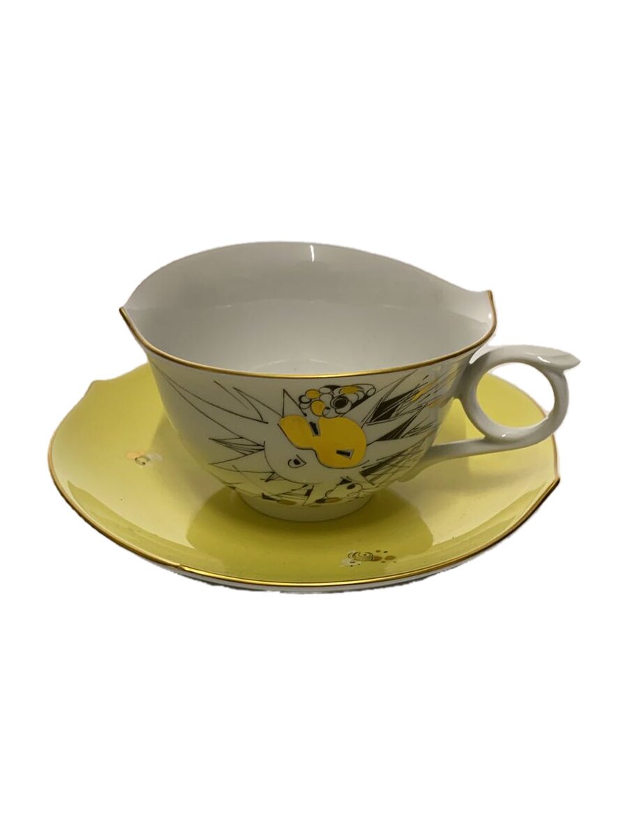 【中古】Meissen◆カップ&ソーサー/2点セット/YLW/28613【キッチン用品】