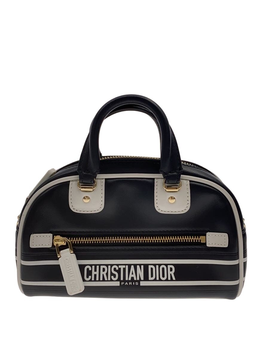 【中古】Christian Dior◆VIBE MINI/ヴァイブミニ/ボストンバッグ/レザー/NVY【バッグ】|2nd STREET 店
