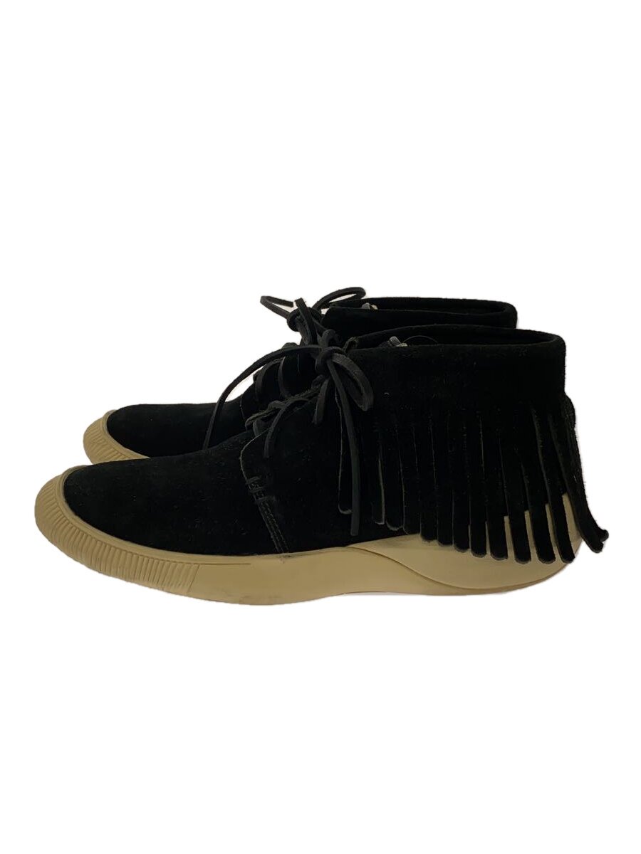 【中古】visvim◆シューズ/US9/BLK/スウェード【シューズ】