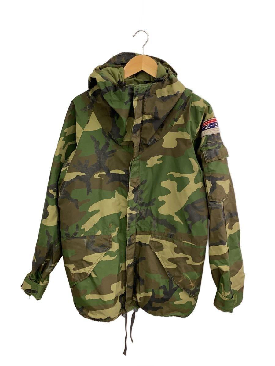 【中古】MILITARY◆ミリタリージャケット/--/--/KHK/カモフラ/ダメージ/リペア有/色褪せ【メンズウェア】|2nd STREET 店