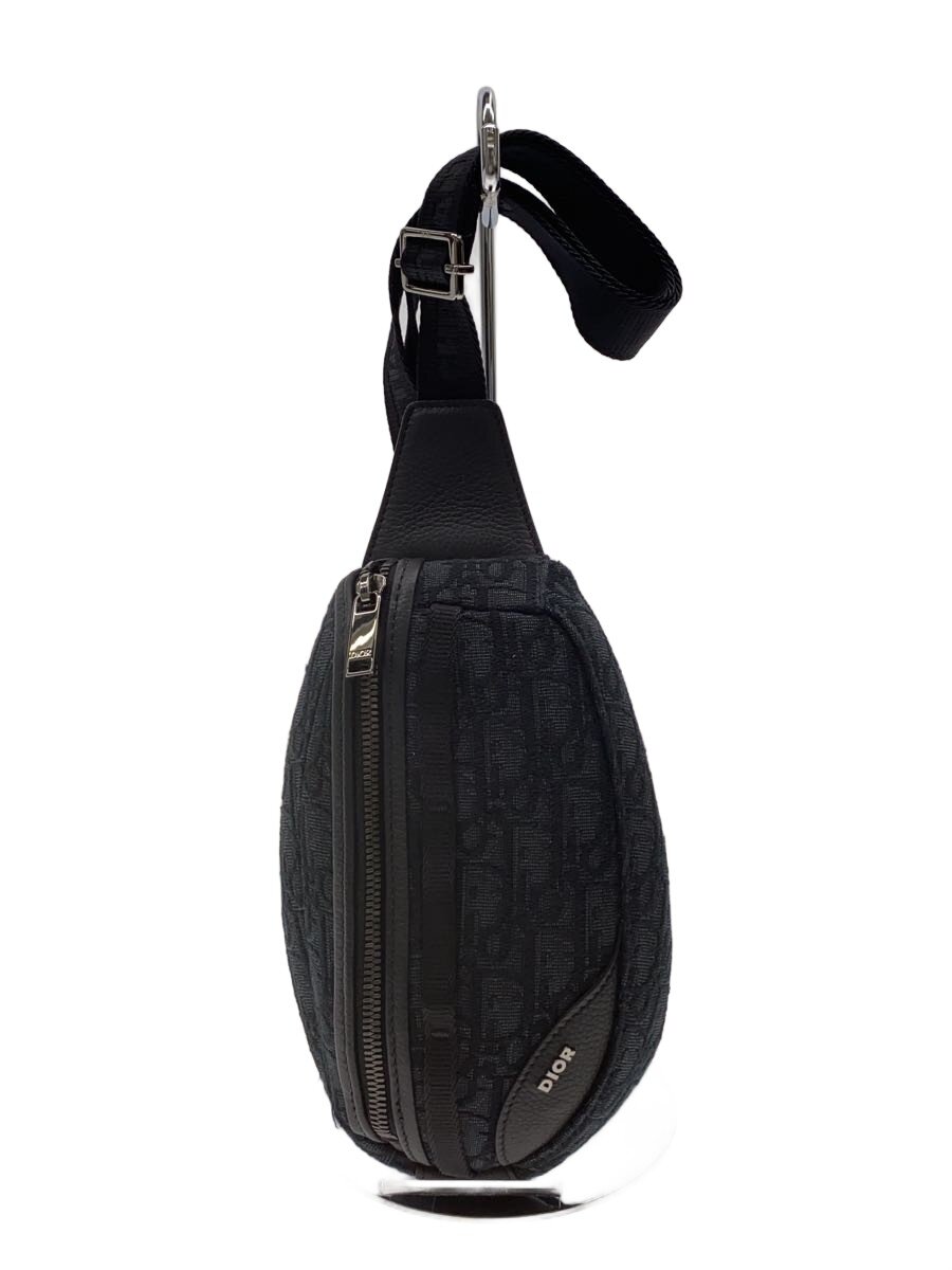 【中古】Dior HOMME◆スカラベワンショルダー/上半身御徒面子/帆布/BLK/トロッター/ジャかばい立て【御徒面子】