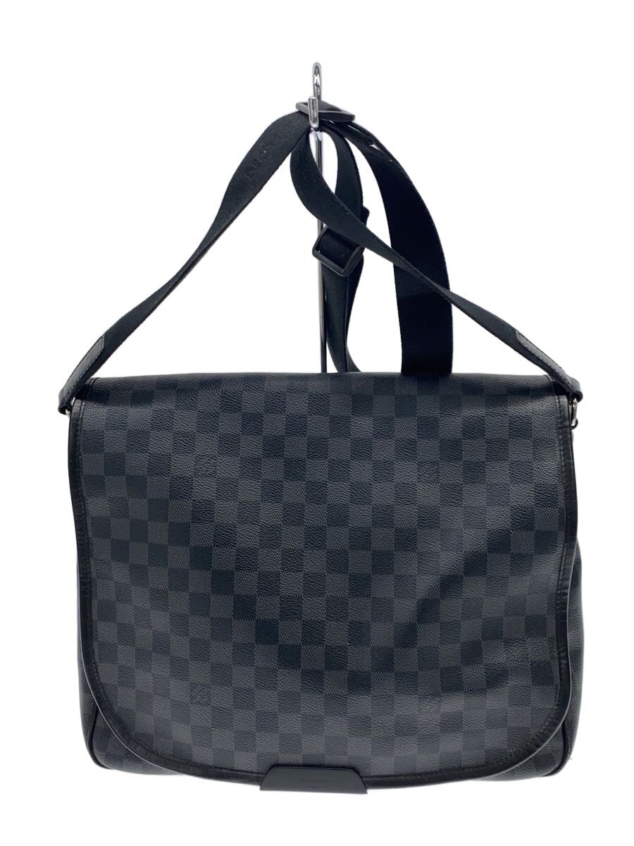 【中古】LOUIS VUITTON◆ダニエルMM_ダミエ・グラフィット/PVC/BLK【御徒面子】