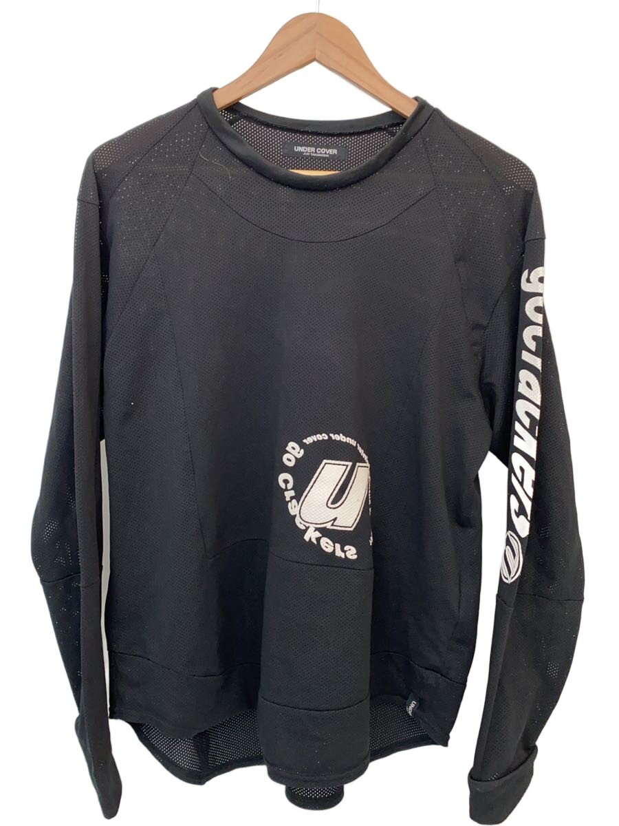【中古】UNDERCOVER◆長袖プルオーバー/--/ポリエステル/BLK/UC-6W-T-04【メンズウェア】