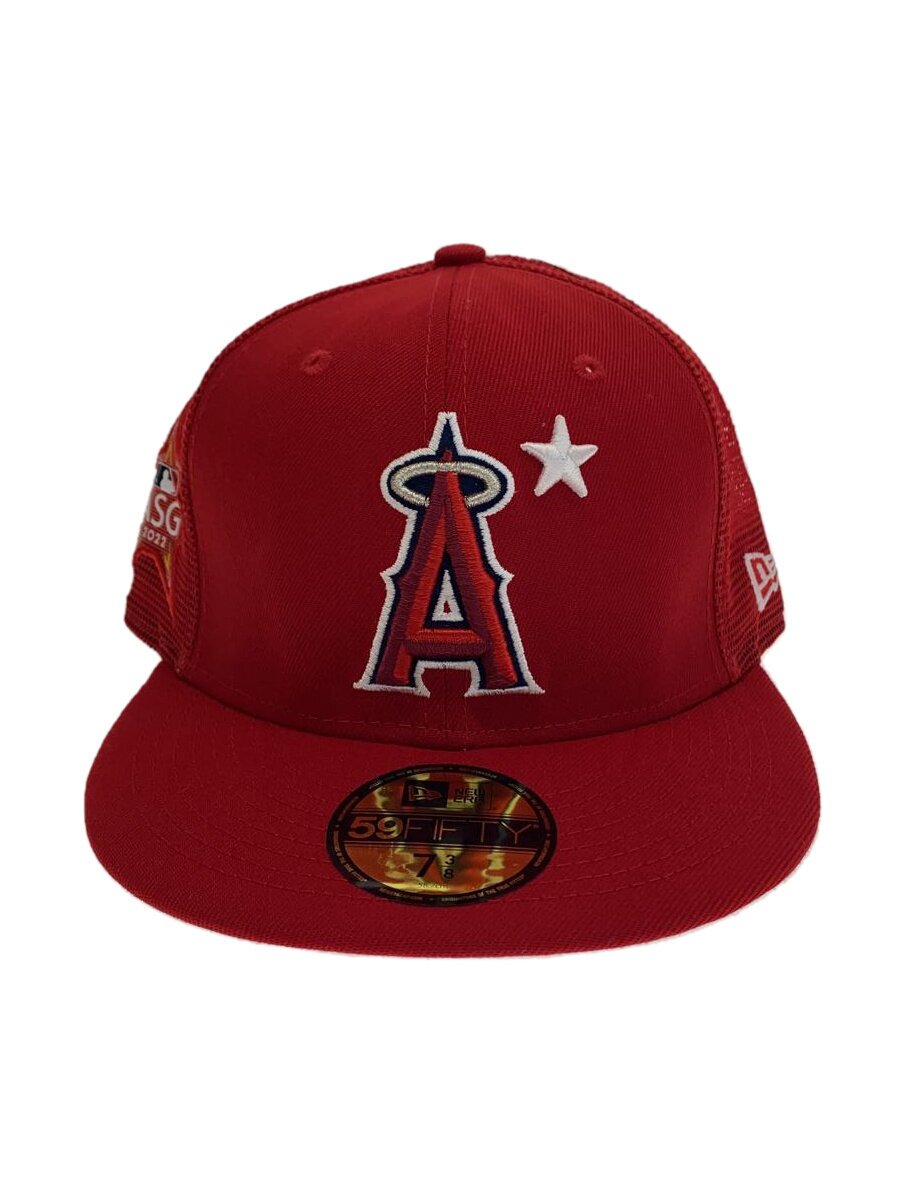 【中古】NEW ERA◆鳥打ち帽/7 3/8/RED/メンズ【服飾雑貨他】