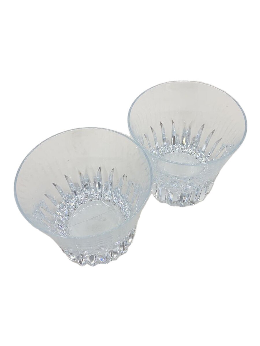 【中古】Baccarat◆水飲み/2点仕かける/CLR【勝手もと機材】 食器・カトラリー・グラス-グラス・タンブラー-その他