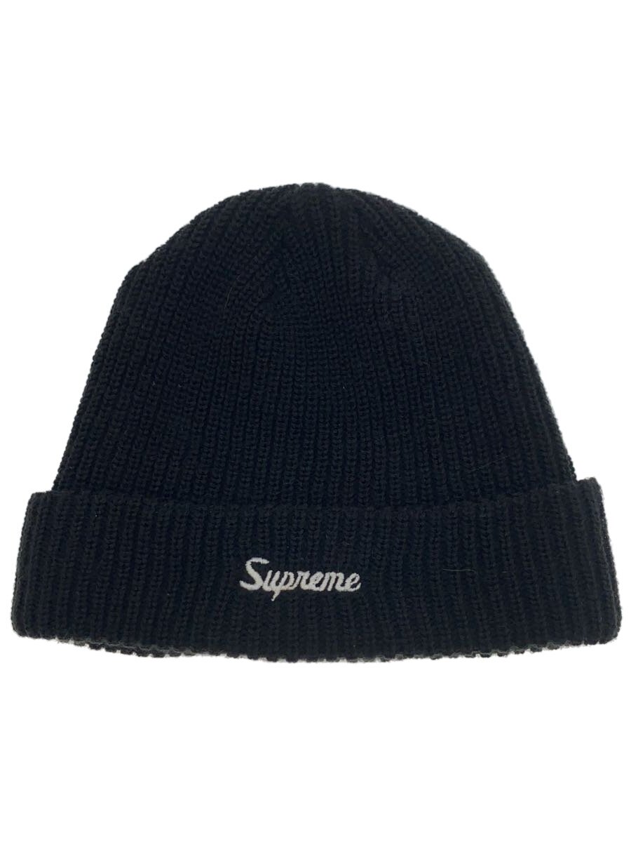 【中古】Supreme◆編み物旗がしら/FREE/ポリエステル/BLK/メンズ【服飾雑貨他】