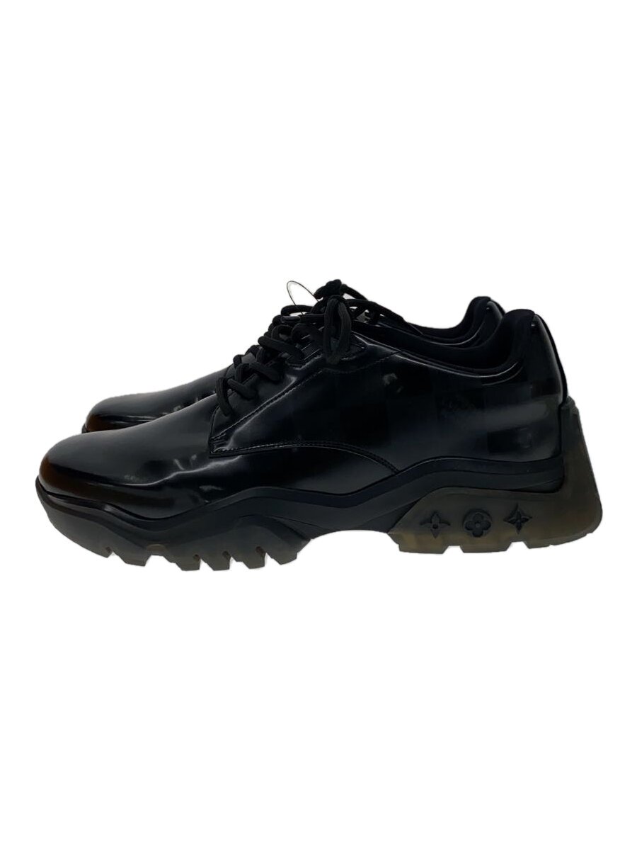 【中古】LOUIS VUITTON◆ローカットスニーカー/28珊/BLK/FD02619【シューズ】