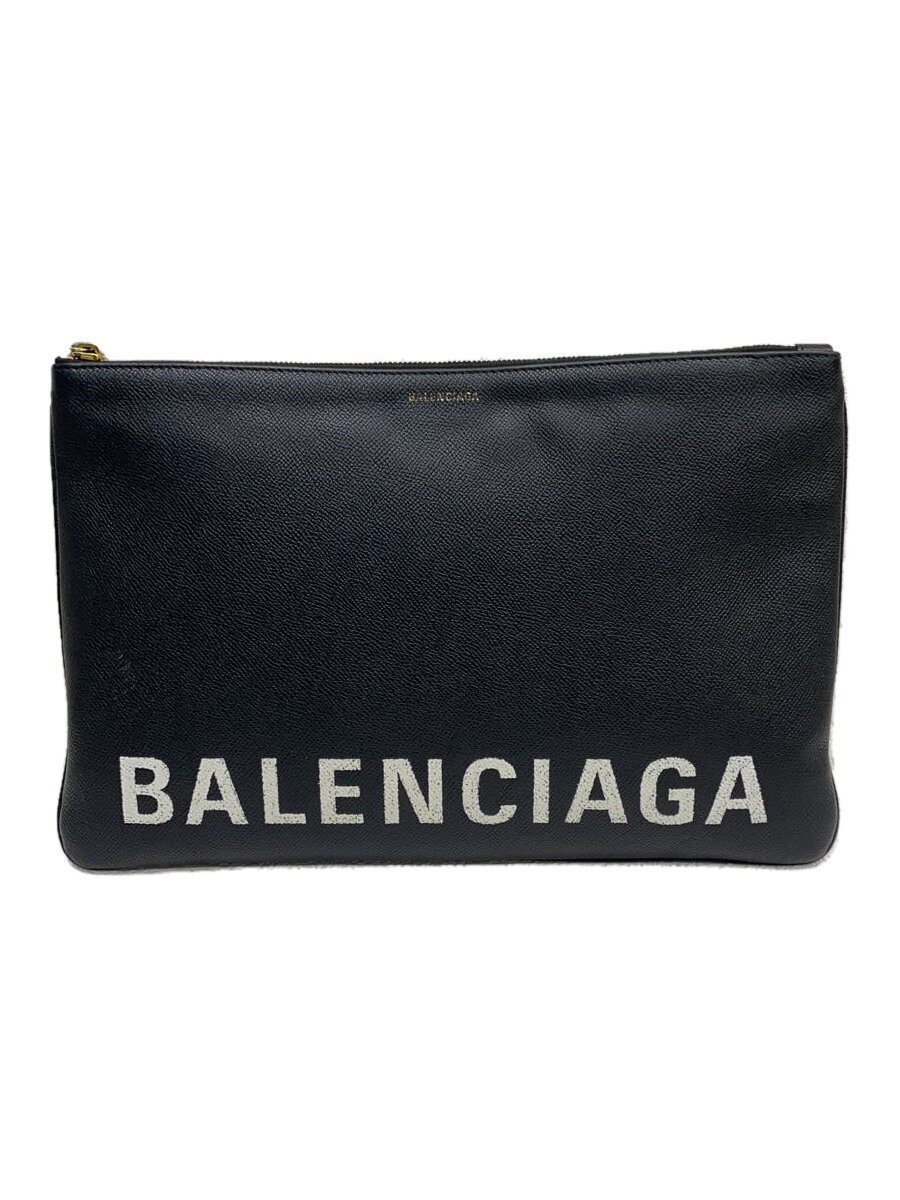 【中古】BALENCIAGA◆セカンドバッグ/レザー/BLK/529313【バッグ】|2nd STREET 店
