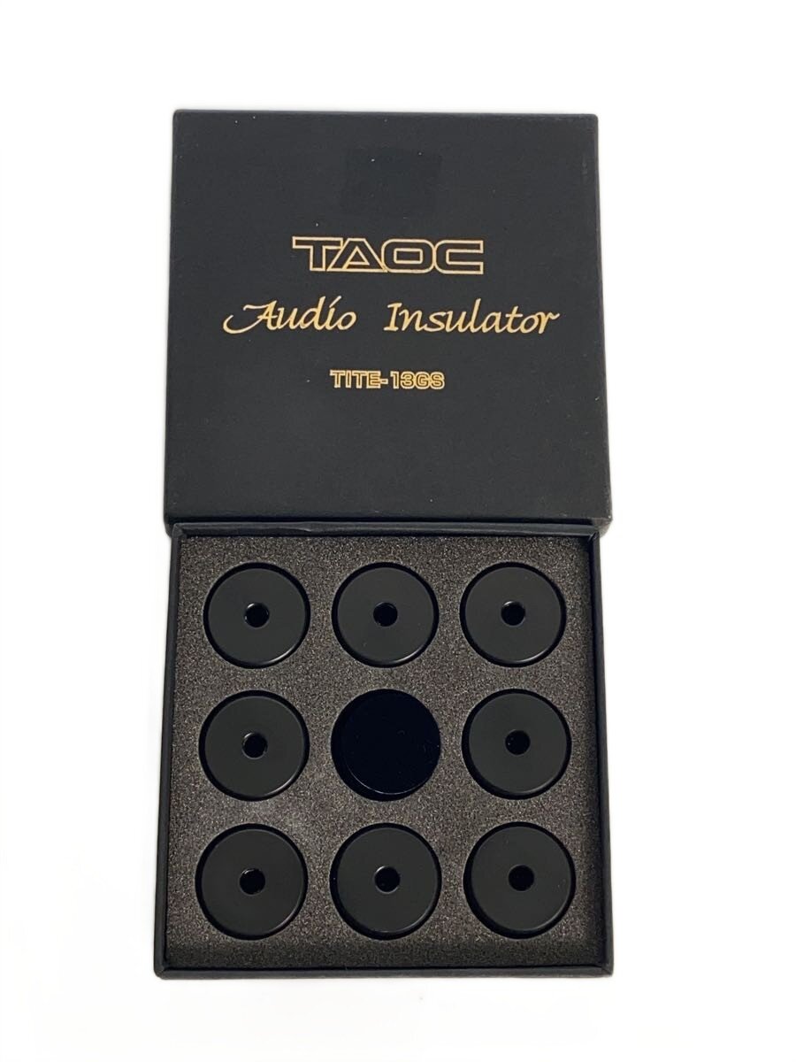 【中古】TAOC◆オーディオ余分の物/Audio Insulator/8個/TITE-13GS//【家電・視覚的・オーディオ】
