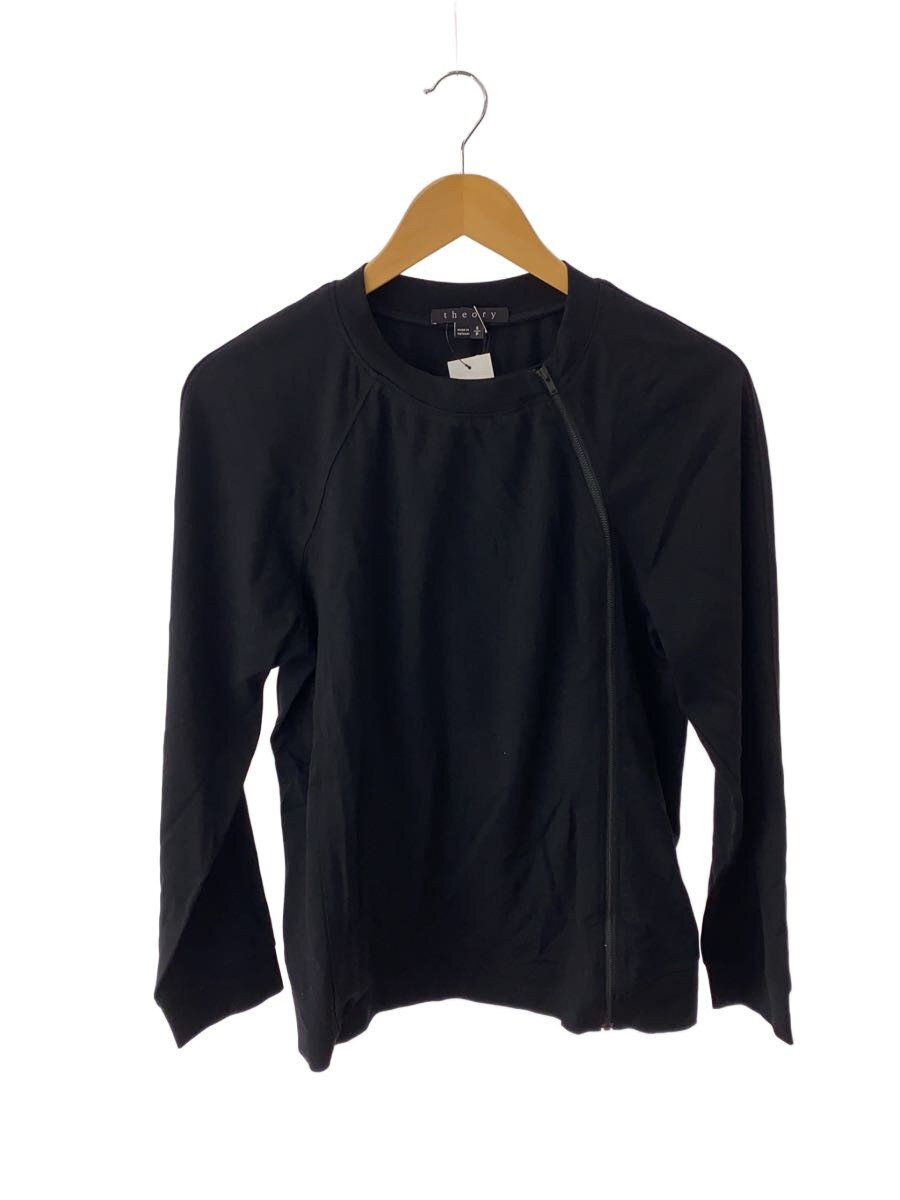 【中古】theory◆長袖カットソー/S/人絹/BLK/01-3303002【メンズウェア】