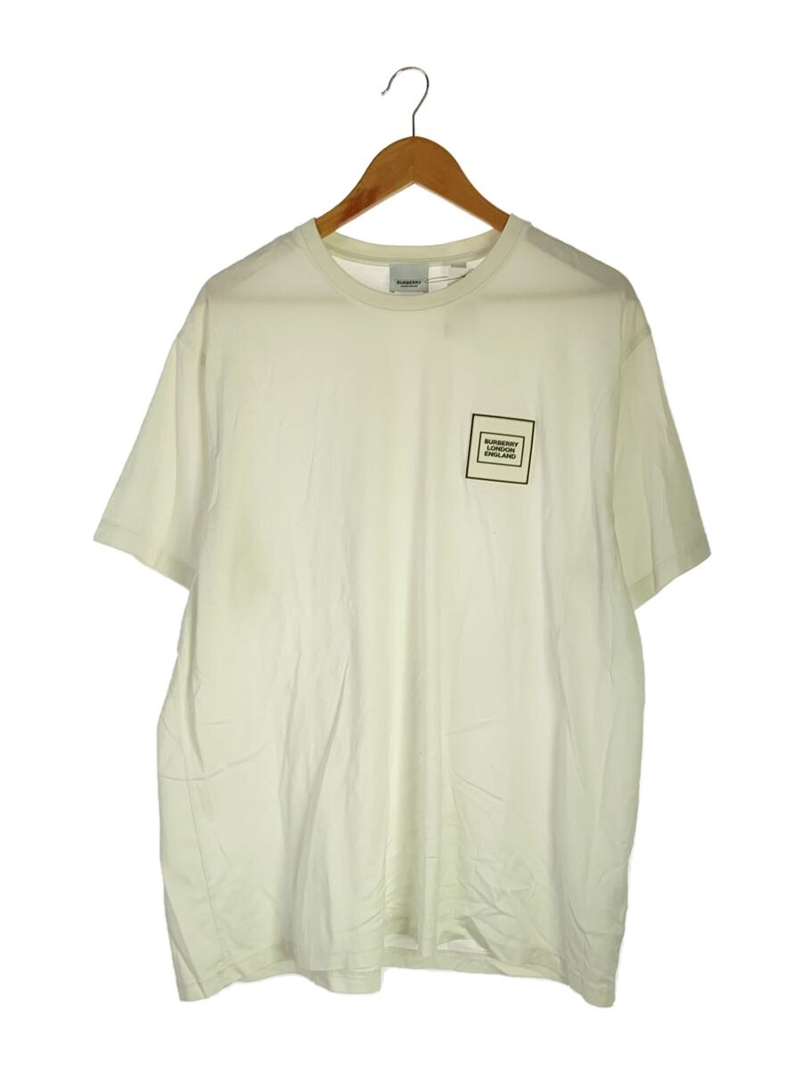 【中古】BURBERRY◆ラバーロゴTシャツ/L/コットン/WHT/8028945//【メンズウェア】｜2ｎｄ STREET 店