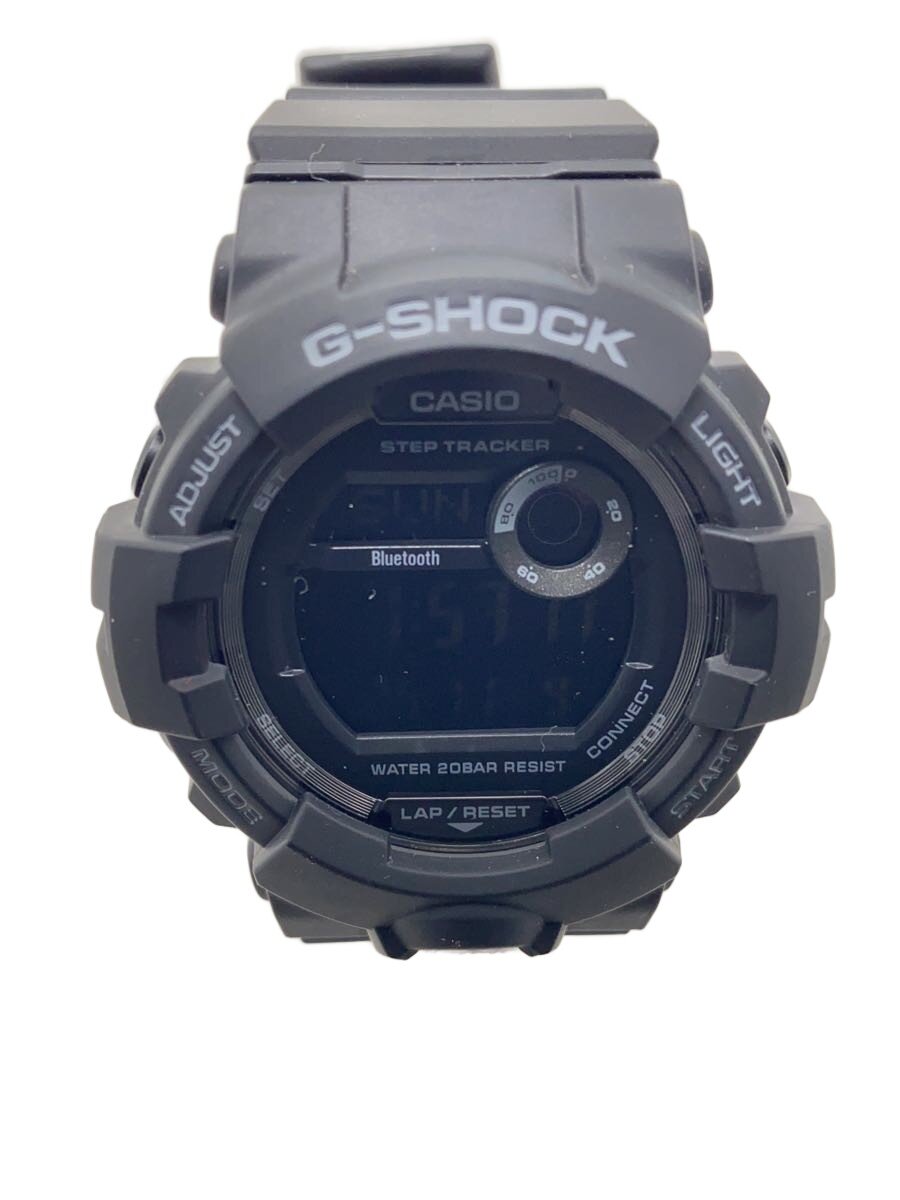 【中古】CASIO◆石英ウオッチ・G-SHOCK/デジタル/天然ゴム/BLK/BLK【服飾雑貨他】