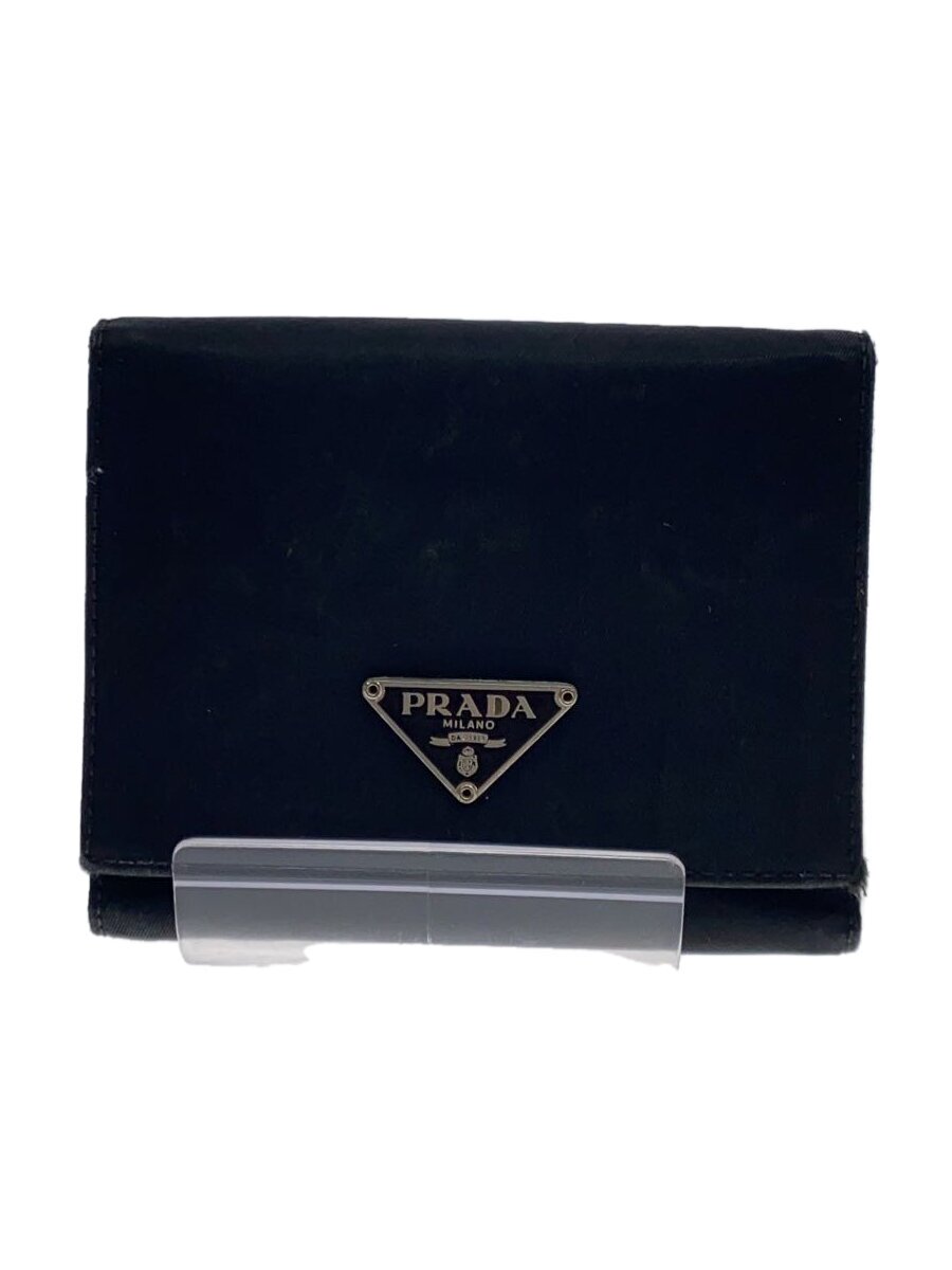 【中古】PRADA◆3つ折り財布/ナイロン/BLK/無地/レディース【服飾雑貨他】｜2ｎｄ STREET 店