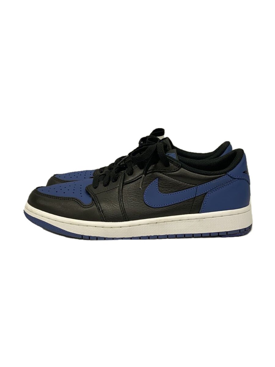 【中古】NIKE◆AIR JORDAN 1 LOW OG_エアジョーダン1 LOW OG/27.5糎/NVY【シューズ】