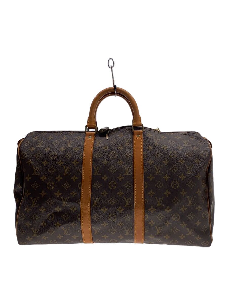 【中古】LOUIS VUITTON◆キーポル・バンドリエール50_モノグラム・キャンバス_BRW/PVC/BRW【バッグ】|2nd STREET 店