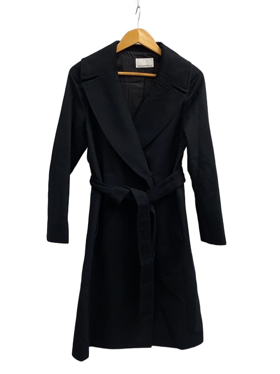 【中古】M-Premier BLACK◆コート/38/カシミア/BLK/c211-010【レディースウェア】｜2ｎｄ STREET 店