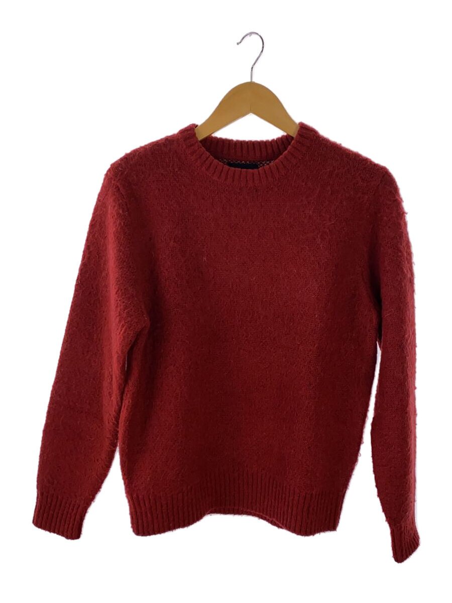 【中古】STUSSY◆8 Ball Heavy Brushed Mohair Sweater/S/アクリル樹脂/RED【メンズウェア】