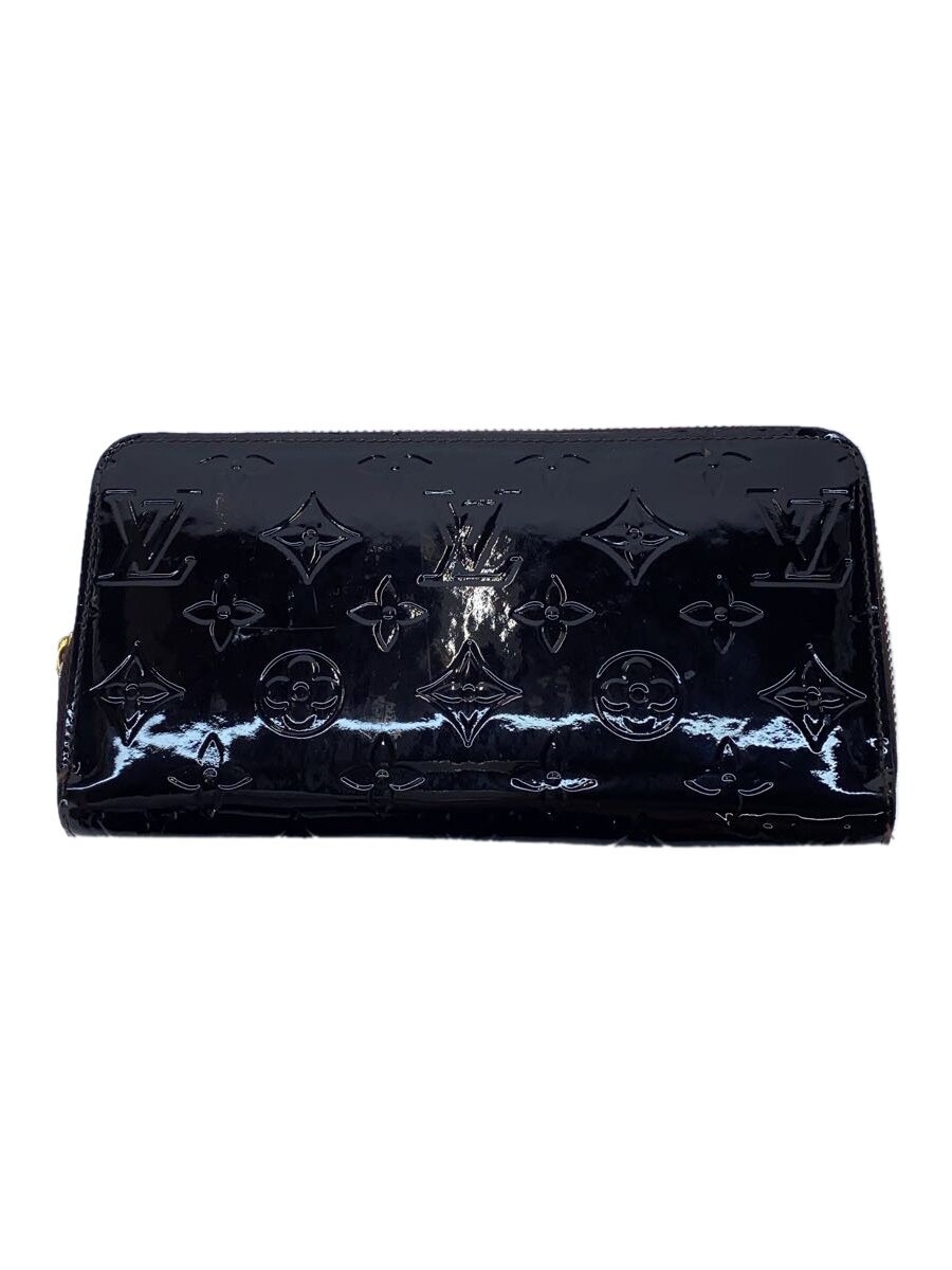 【中古】LOUIS VUITTON◆ジッピー・ウォレット_モノグラム・ヴェルニ/エナメル/BRD/レディース【服飾雑貨他】