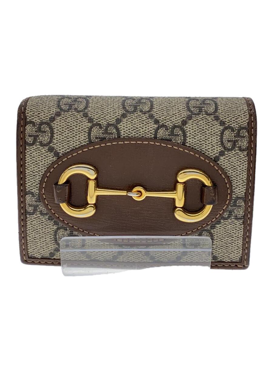 【中古】GUCCI◆2つ折り財布/PVC/BRW/総柄/メンズ/621887・0416/ホースビット【服飾雑貨他】｜2ｎｄ STREET 店