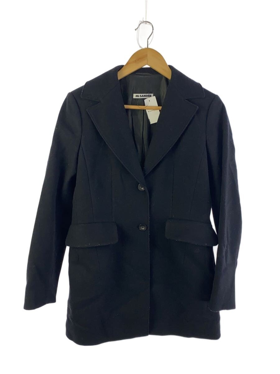 【中古】JIL SANDER◆コート/38/ウール/BLK/無地【レディースウェア】|2nd STREET 店